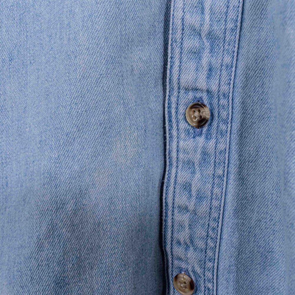 Vtg 90s Java Software Sun Microsystems Denim Shir… - image 8